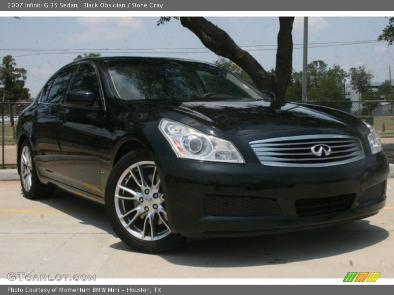 Black Obsidian / Stone Gray 2007 Infiniti G 35 Sedan