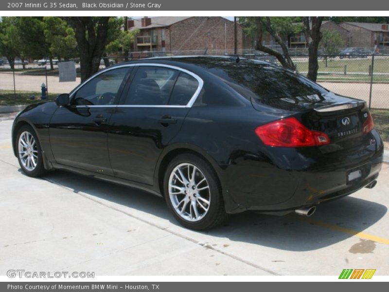 Black Obsidian / Stone Gray 2007 Infiniti G 35 Sedan