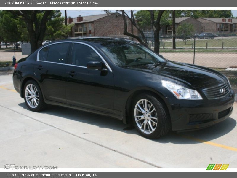 Black Obsidian / Stone Gray 2007 Infiniti G 35 Sedan