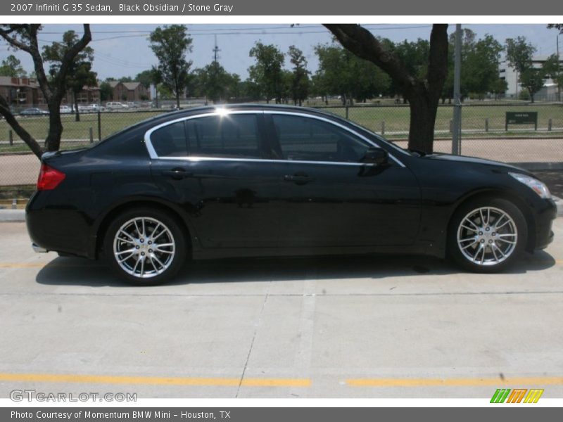 Black Obsidian / Stone Gray 2007 Infiniti G 35 Sedan
