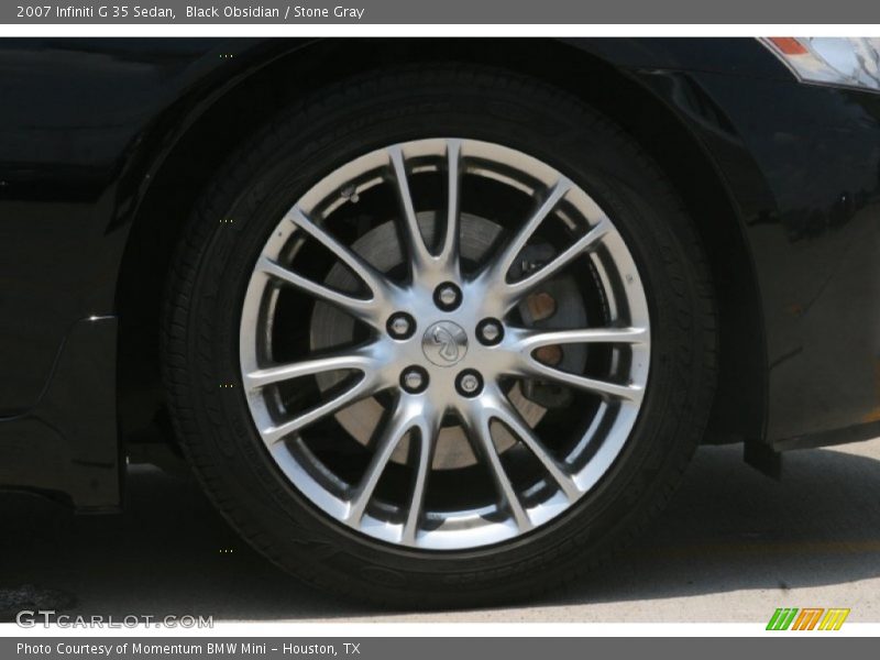 Black Obsidian / Stone Gray 2007 Infiniti G 35 Sedan