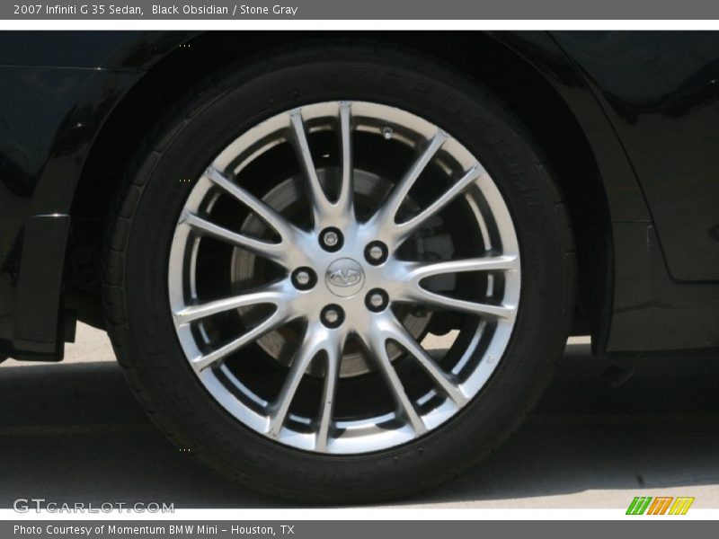 Black Obsidian / Stone Gray 2007 Infiniti G 35 Sedan