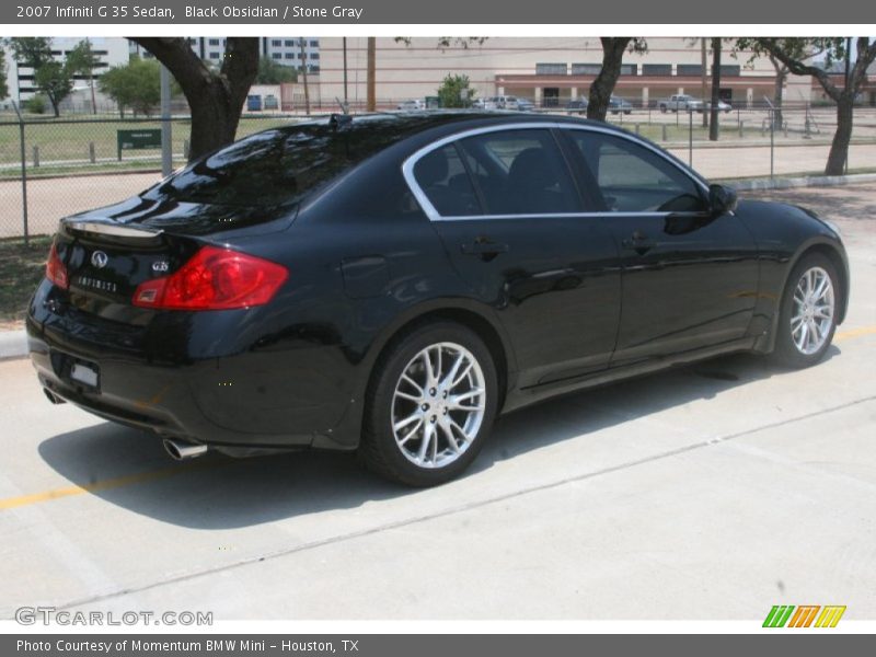 Black Obsidian / Stone Gray 2007 Infiniti G 35 Sedan