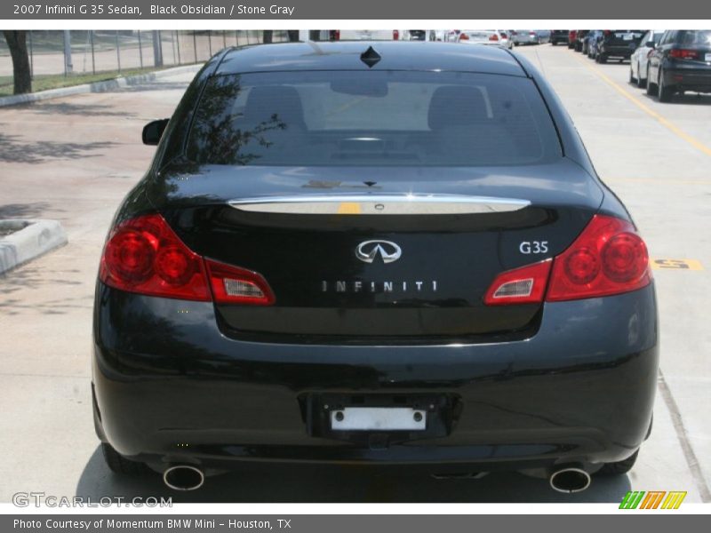Black Obsidian / Stone Gray 2007 Infiniti G 35 Sedan
