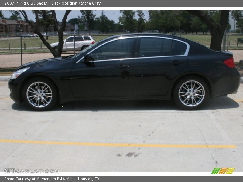 Black Obsidian / Stone Gray 2007 Infiniti G 35 Sedan
