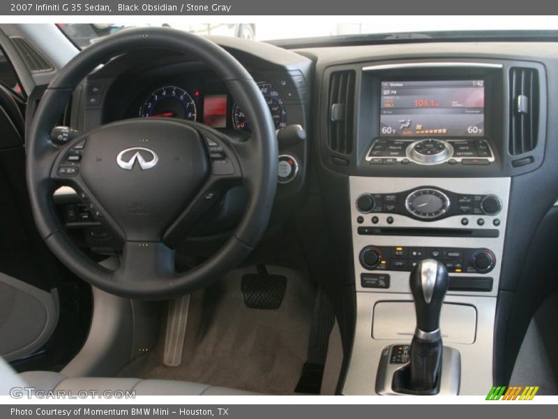Black Obsidian / Stone Gray 2007 Infiniti G 35 Sedan