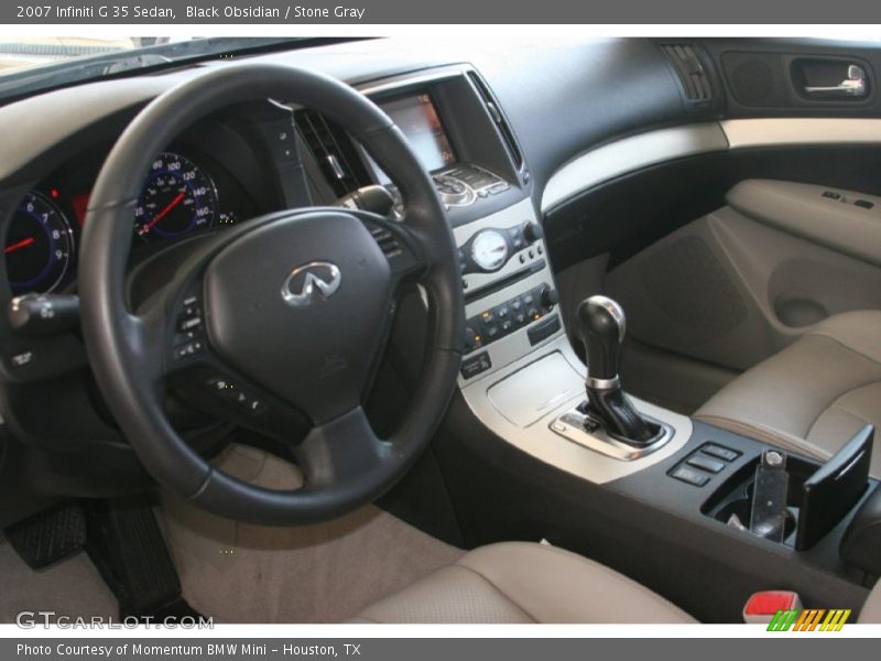 Black Obsidian / Stone Gray 2007 Infiniti G 35 Sedan