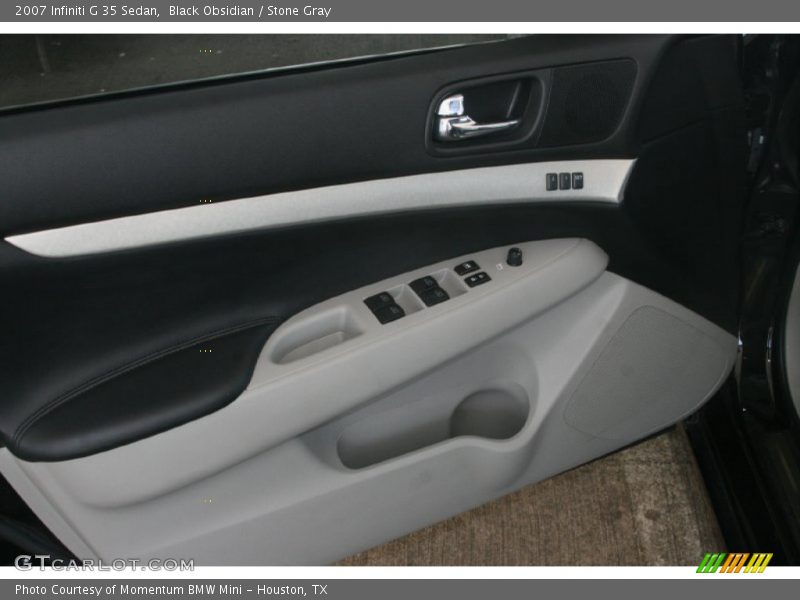 Black Obsidian / Stone Gray 2007 Infiniti G 35 Sedan