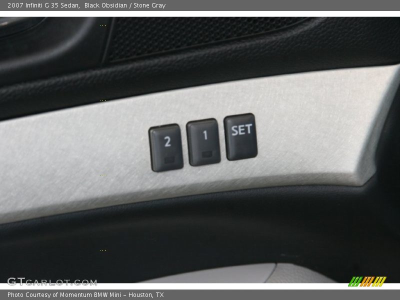 Black Obsidian / Stone Gray 2007 Infiniti G 35 Sedan
