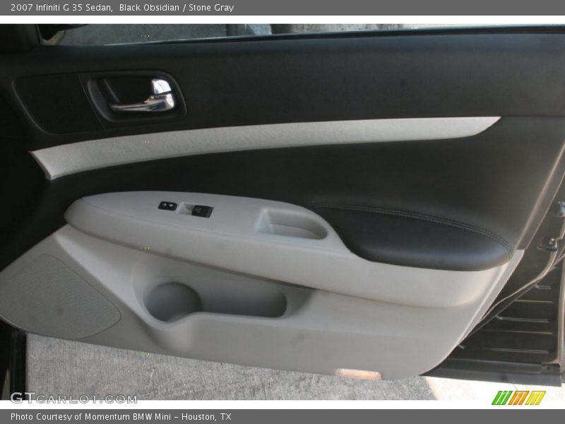 Black Obsidian / Stone Gray 2007 Infiniti G 35 Sedan