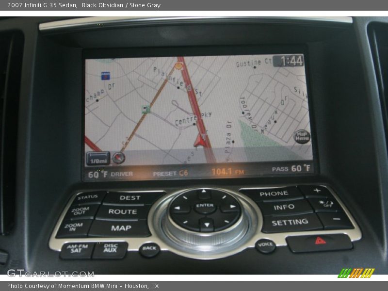 Black Obsidian / Stone Gray 2007 Infiniti G 35 Sedan