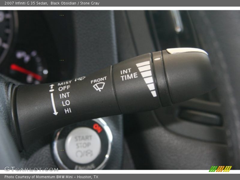 Black Obsidian / Stone Gray 2007 Infiniti G 35 Sedan