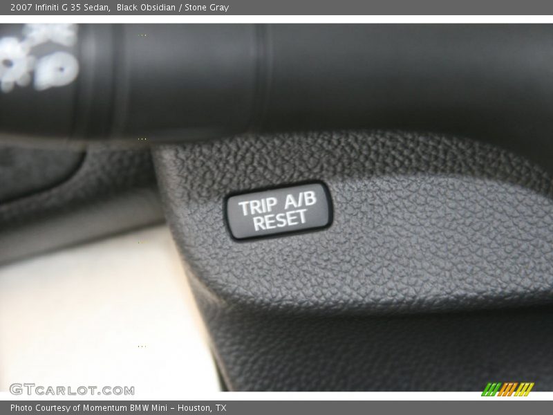 Black Obsidian / Stone Gray 2007 Infiniti G 35 Sedan