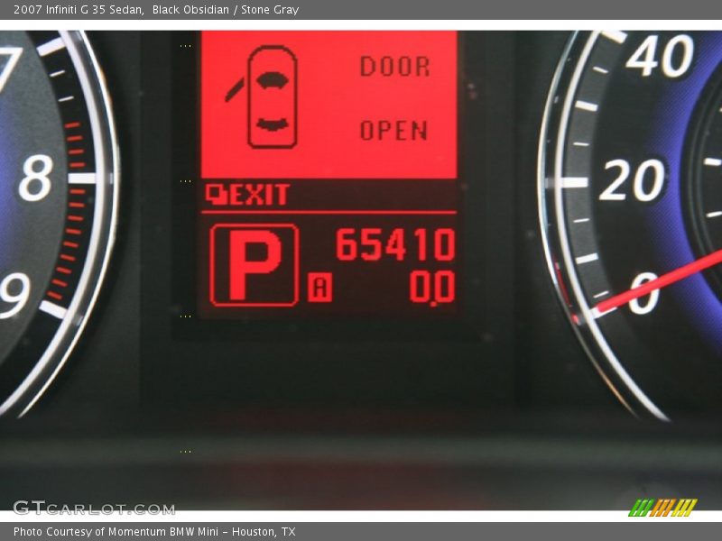 Black Obsidian / Stone Gray 2007 Infiniti G 35 Sedan