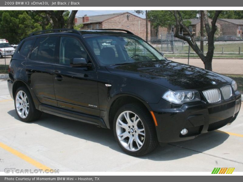 Jet Black / Black 2009 BMW X3 xDrive30i