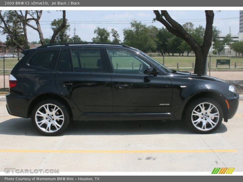 Jet Black / Black 2009 BMW X3 xDrive30i