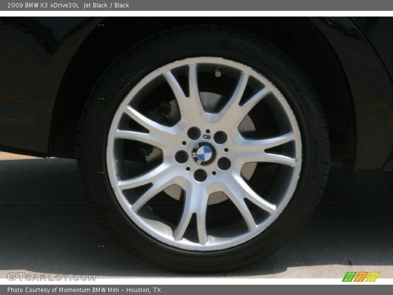 Jet Black / Black 2009 BMW X3 xDrive30i