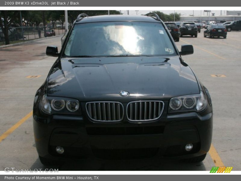 Jet Black / Black 2009 BMW X3 xDrive30i