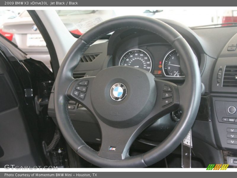 Jet Black / Black 2009 BMW X3 xDrive30i