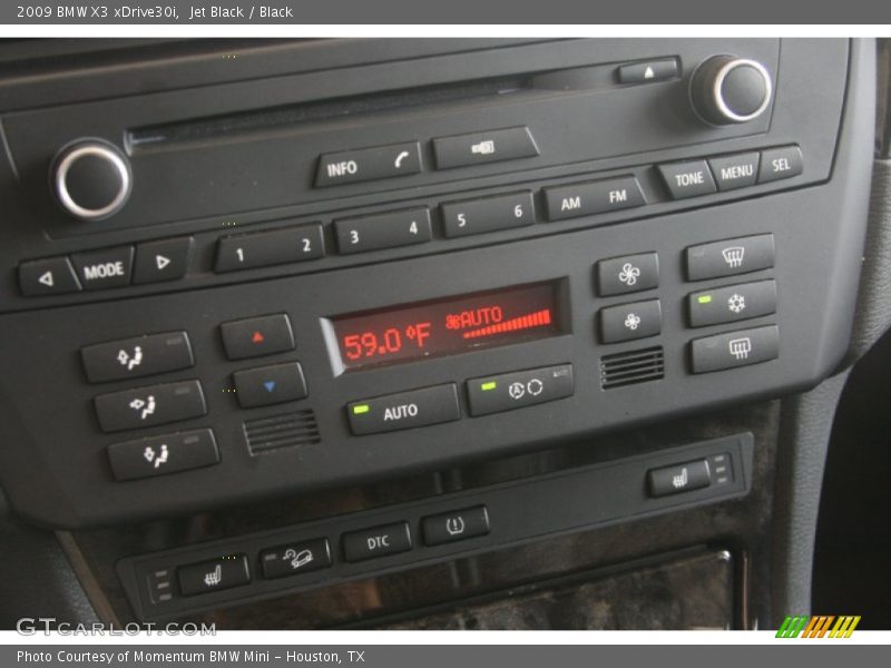 Jet Black / Black 2009 BMW X3 xDrive30i