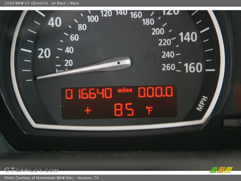 Jet Black / Black 2009 BMW X3 xDrive30i