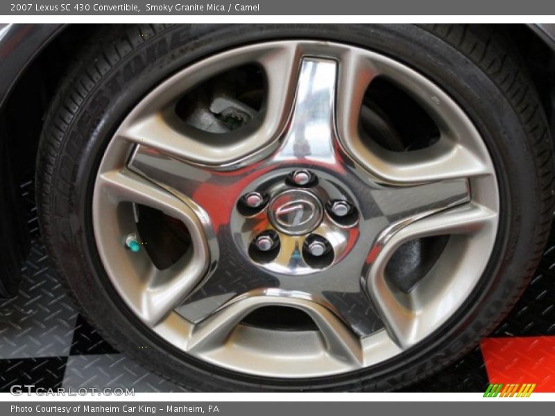 Smoky Granite Mica / Camel 2007 Lexus SC 430 Convertible