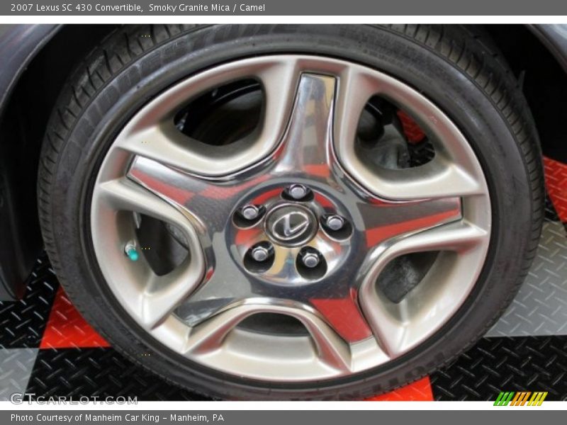 Smoky Granite Mica / Camel 2007 Lexus SC 430 Convertible