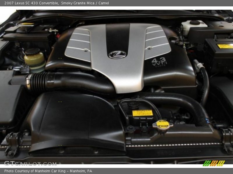 Smoky Granite Mica / Camel 2007 Lexus SC 430 Convertible