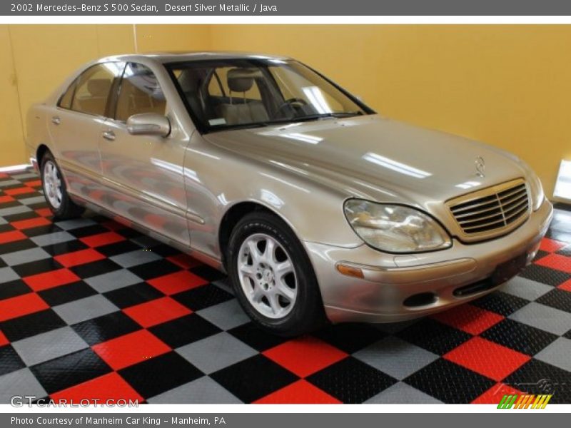 Desert Silver Metallic / Java 2002 Mercedes-Benz S 500 Sedan