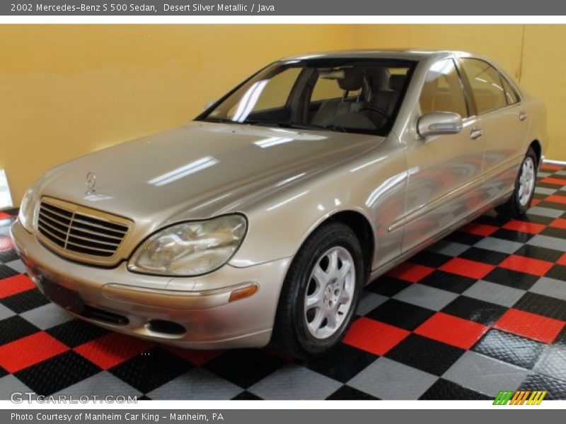 Desert Silver Metallic / Java 2002 Mercedes-Benz S 500 Sedan