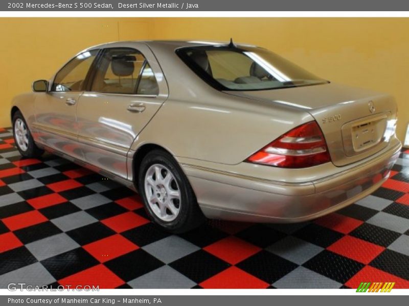 Desert Silver Metallic / Java 2002 Mercedes-Benz S 500 Sedan