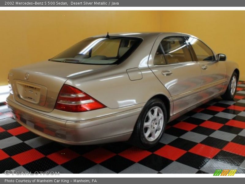 Desert Silver Metallic / Java 2002 Mercedes-Benz S 500 Sedan