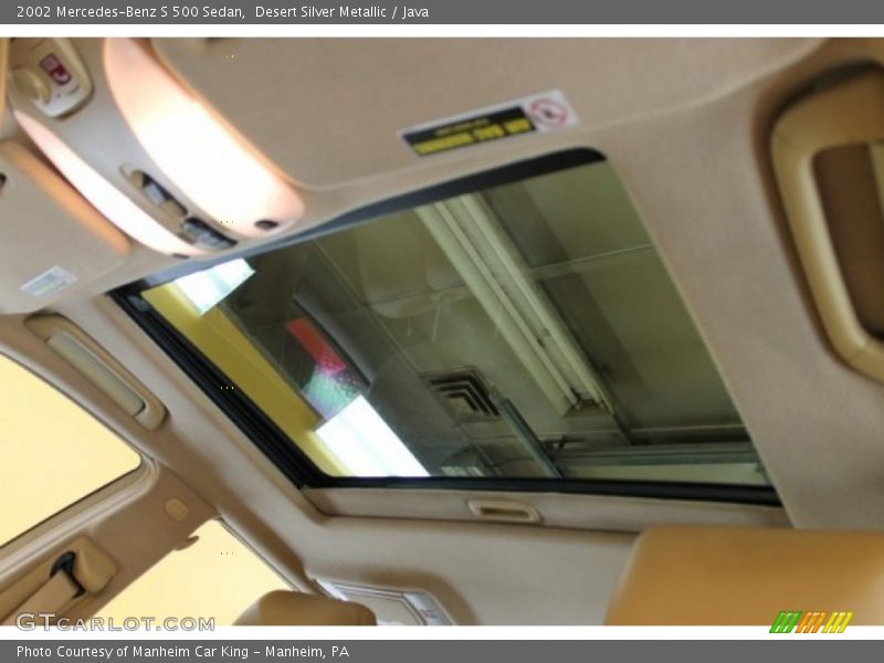 Desert Silver Metallic / Java 2002 Mercedes-Benz S 500 Sedan