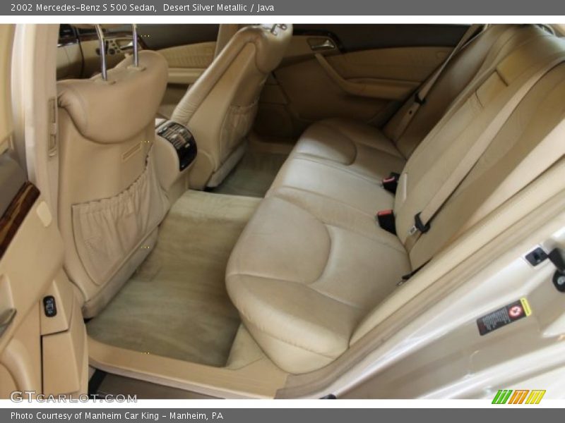 Desert Silver Metallic / Java 2002 Mercedes-Benz S 500 Sedan