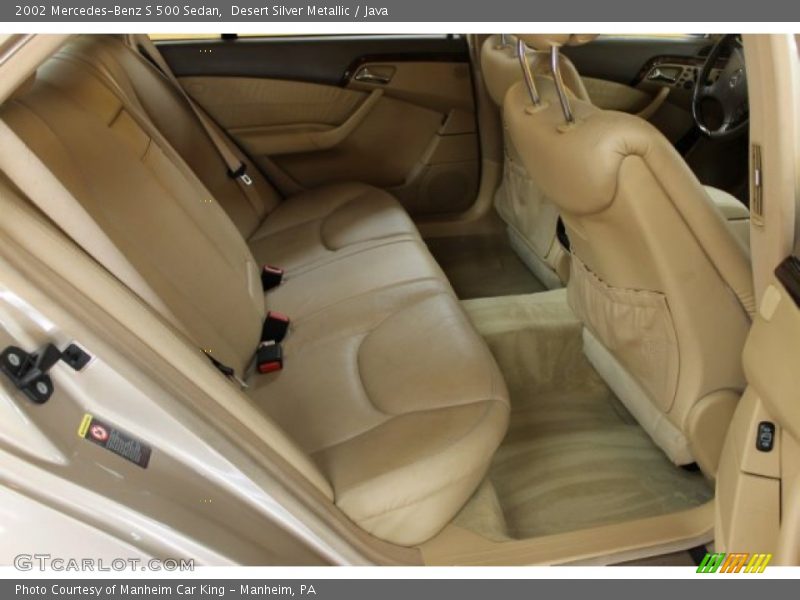 Desert Silver Metallic / Java 2002 Mercedes-Benz S 500 Sedan