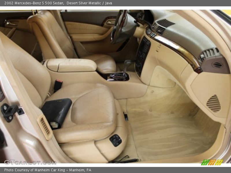 Desert Silver Metallic / Java 2002 Mercedes-Benz S 500 Sedan