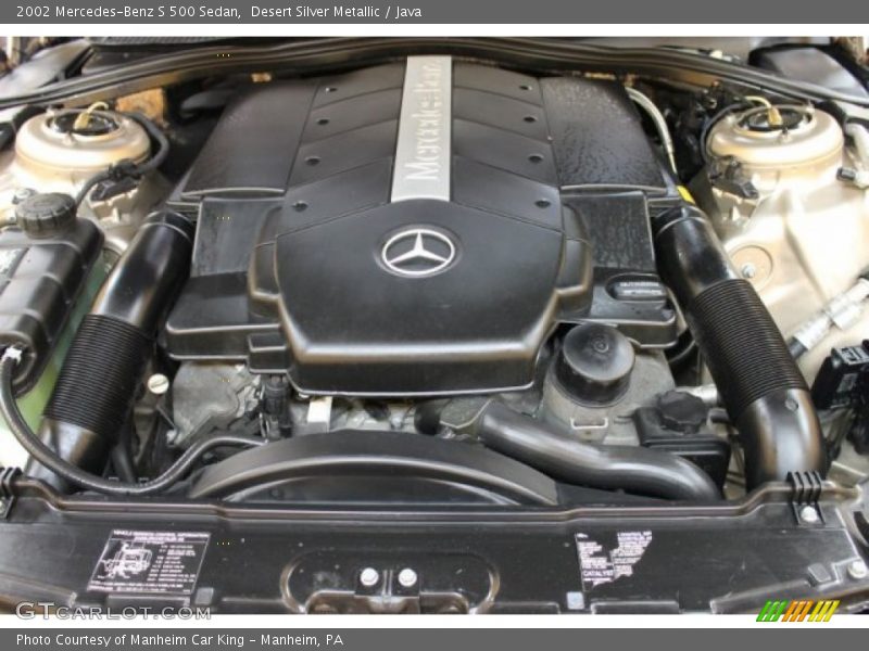 Desert Silver Metallic / Java 2002 Mercedes-Benz S 500 Sedan