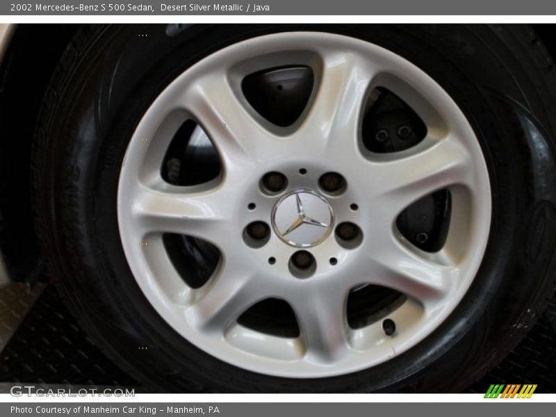 Desert Silver Metallic / Java 2002 Mercedes-Benz S 500 Sedan