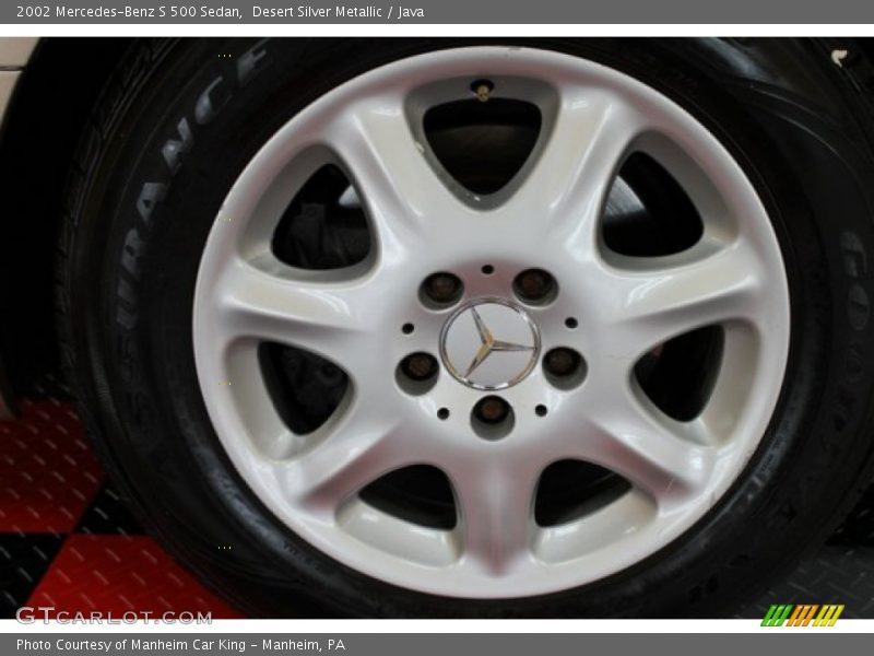 Desert Silver Metallic / Java 2002 Mercedes-Benz S 500 Sedan