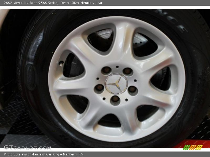 Desert Silver Metallic / Java 2002 Mercedes-Benz S 500 Sedan