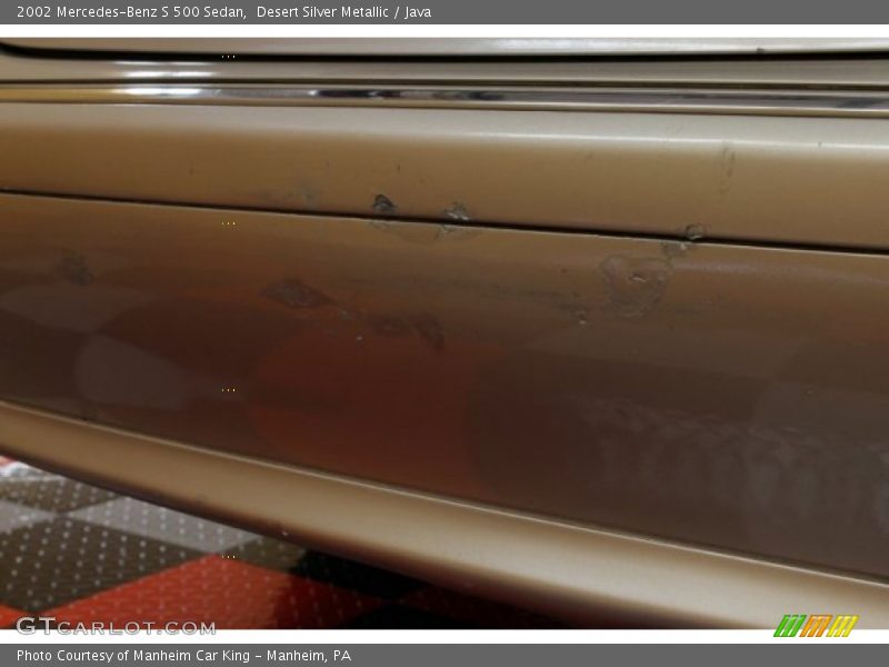 Desert Silver Metallic / Java 2002 Mercedes-Benz S 500 Sedan