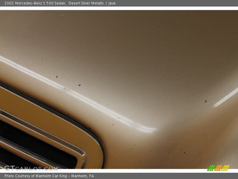 Desert Silver Metallic / Java 2002 Mercedes-Benz S 500 Sedan