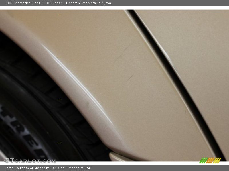Desert Silver Metallic / Java 2002 Mercedes-Benz S 500 Sedan