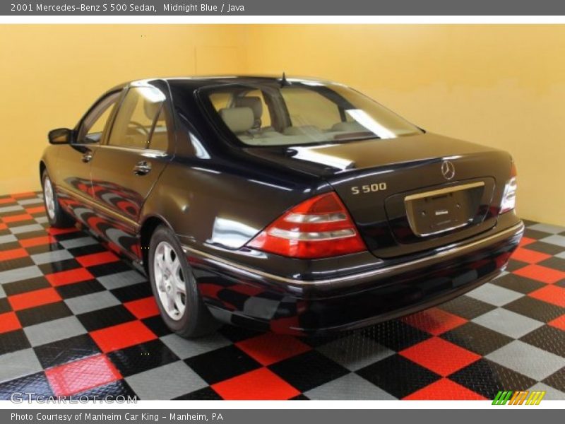 Midnight Blue / Java 2001 Mercedes-Benz S 500 Sedan