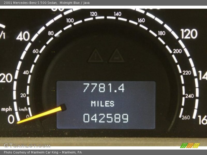 Midnight Blue / Java 2001 Mercedes-Benz S 500 Sedan