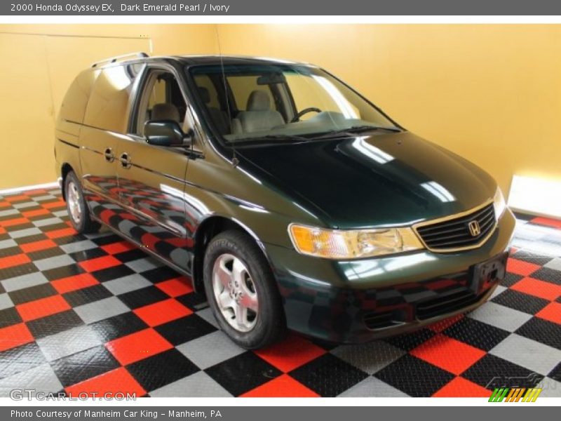 Dark Emerald Pearl / Ivory 2000 Honda Odyssey EX