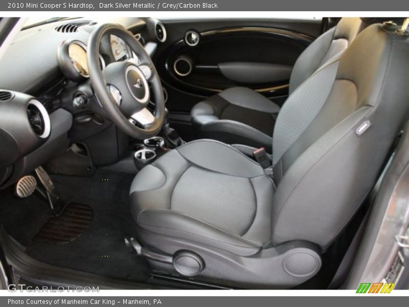  2010 Cooper S Hardtop Grey/Carbon Black Interior
