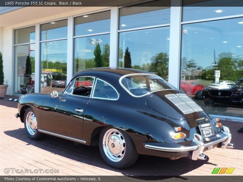 Black / Black 1965 Porsche 356 SC Coupe
