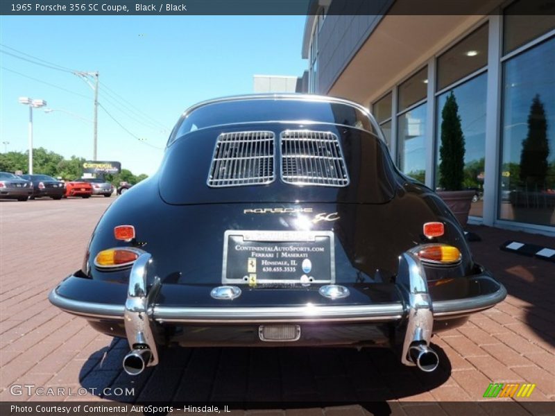 Black / Black 1965 Porsche 356 SC Coupe
