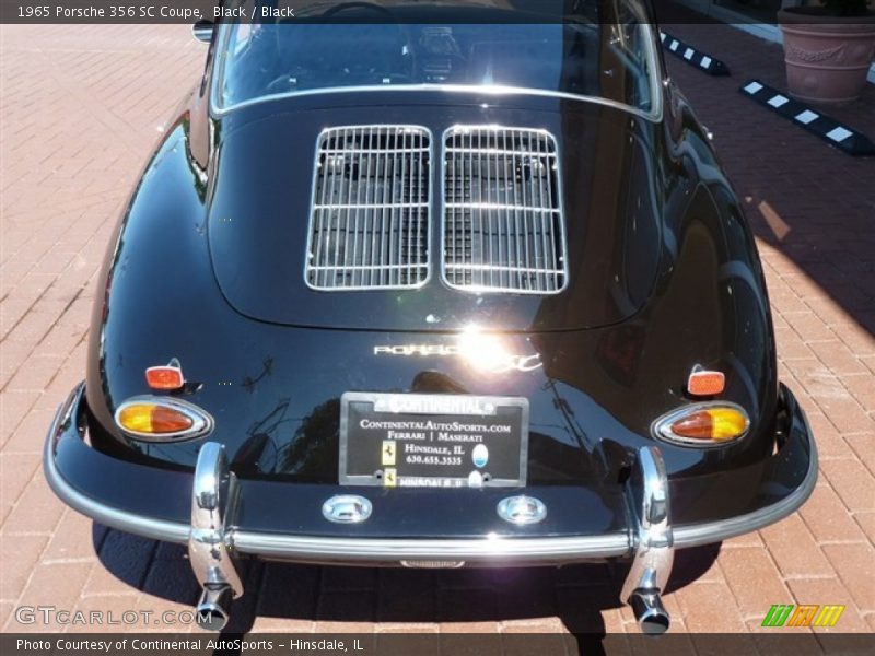 Black / Black 1965 Porsche 356 SC Coupe